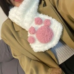 DIY 고양이 목도리 머플러 손뜨기 뜨개실 초보자 키트