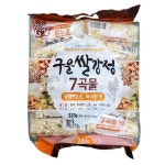 엔제이 구운쌀강정 7곡물 곡물과자 320g