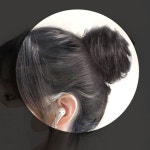 똥머리 당고머리 볼륨 곱창 가발 승무원 혼주 다크브라운