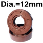 1PC 2PCS ID 12 오일 씰 스켈레톤 Fluoro FKM 불소 고무 Hydrauli 스프링 TC 가스켓