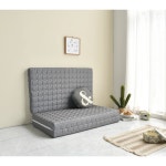 고운님 3단 고탄성접이식매트 침대매트 바닥매트 토퍼 3단 누빔 다크그레이 퀸