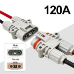 120A 여성 커넥터 방수 대용량 주차 에어컨 플러그 전기 지게차 발전기 1200V