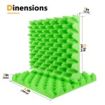 스튜디오 소음 어쿠스틱 방음 방송 계란 부스 패널 상자 폼 녹음실 벽 내화성