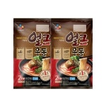 CJ제일제당 CJ제일제당 소문난 가쓰오얼큰우동2인분x2개 CJ제일제당 홈파티음식 간편식 캠핑요리 요리레시피 야식 감칠맛업