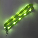 LED 반사 러닝 벨트 충전식 사이클링 LED 숄더 스트랩 남성 여성 야외 하이킹 조깅 워킹 라이트 기어
