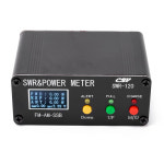 120W SWR 디지털 전력 정재파 측정기 1 z 단파 FM AM SSB 모드 SWR 전력 조절 8-54MH