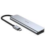 아이엠듀 아이엠듀 6in1 USB 허브 C타입 3.0 HDMI 4K 맥북 노트북 아이패드 멀티허브