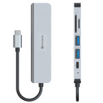 아이엠듀 아이엠듀 6in1 USB 허브 C타입 3.0 HDMI 4K 맥북 노트북 아이패드 멀티허브