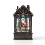 LED 크리스마스 스노우볼 오르골 산타 하우스 멜로디 워터볼