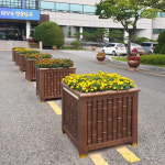 도로화분 대나무 정사각화분 B14