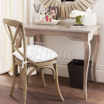 오크나무 클래식체어 화장대 식탁 체어 엔틱의자 의자