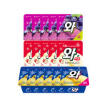 롯데웰푸드 와 아이스크림 바닐라6개 사과5개 포도5개