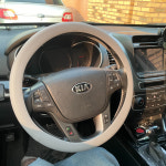 자동차 논슬립 실리콘 핸들커버 연그레이