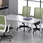 공간을 밝히는 DHF 디에프 DF 회의용테이블 화이트회의용테이블