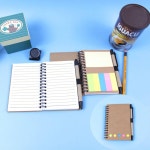 수첩 노트 볼펜 메모 접착메모지 세트 1P