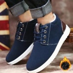 남성 따뜻한 방한 털안감 단화 스니커즈