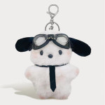 리본 넥타이 토끼인형 커플 키링 열쇠고리 LM-0256