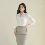 데이츠 여리 시스루 블라우스