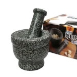 자연석 절구 공이 세트 깨갈이 마늘 돌절구 10