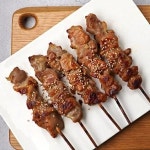 단짠예찬 직화 숯불향 닭꼬치 다리살 800g 50gx16개