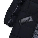 GANNI 오버사이즈 믹스 푸퍼 코트 F8484