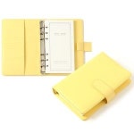 인조가죽 A6 다이어리 유선노트 플래너 레몬 바인더