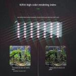 RGB 브라이트닝 어항 수초 성장 LED 풀 스펙트럼 수족관 악세사리 병 조경 조명