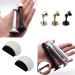 철물코리아 자석 무타공 도어스토퍼 소음 감소 스프링 완충 문콕 스토퍼-고무스토퍼 1개