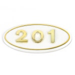 세대번호 사무실 호실 우편함 부착식 숫자 흰색 201호