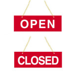 걸이형 안내판 OPEN CLOSED 양면 식당 팻말