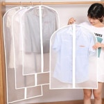 부직포 옷커버 세탁소 비닐 옷보관 롱 패딩 코트 보관