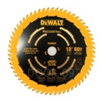 디월트 원형 톱날 팁쏘 절단 톱날 목재용 80날