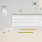 레드빈 레드빈 간단 무소음 무선 키보드 마우스 세트 A25C 라벤더 퍼플