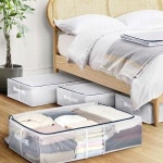이불 보관함 파우치 리빙박스 침대밑 수납 정리함 WD667C7