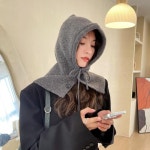 니트 바라클라바 겨울 방한 후드 넥워머 인싸템