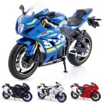 1 12 스즈키 L7 장난감 오토바이 RMZ 시티 다이캐스트 금속 모델 레이싱 스포츠 미니어처 컬렉 GSX-R1000RR