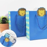 유치원 종이쇼핑백1P 선물 어린이 사자그림