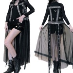 도다인 WAWAMOM 특허브랜드 봄조끼 여성 데님 청조끼 행사복 공연의상 블랙A M 52kg BMZ50D