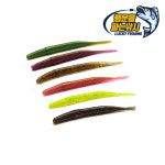 행운을파는낚시 랭이 스트레이트웜 4 소프트베이트 카이젤리그 네꼬 와끼 배스 루어