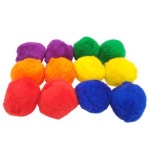 플레이핏 솜털공 학교 체육 보드게임 실내용 공 12개