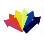 다우리 직선 화살표 마커 체육 방향 표시 마커 6개