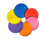 다우리 다우리 원마커 학교 실내 체육 놀이 고무 마커 6개