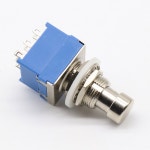 3PDT 9 핀 효과 푸시 버튼 스위치 풋 페달 스위치 스위치