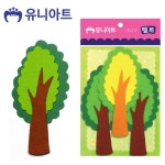 유니아트 펠트 나무A 3pcs 80x160mm P0000CMX