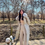 온앤온 온앤온 퍼 칼라 구스 다운 점퍼 NEP2XHB04