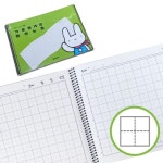가로형15칸점선노트 연두 10권