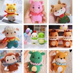 12간지 DIY 뜨개인형 뜨개질 코바늘 동물 뜨기 패키지 펜던트