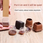 두꺼운 랩 펠트 패드가 의자 다리 바닥 보호대 실리콘 가구 커버 보호용 테이블 발 컵 8 개