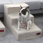 3단 스웰 레드퍼피 라이트 계단 강아지 스텝