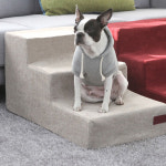 라이트 계단 스텝 3단 강아지 스웰 레드퍼피